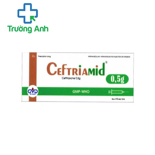 Ceftriamid 0,5g - Thuốc điều trị nhiễm khuẩn hiệu quả của MD Pharco