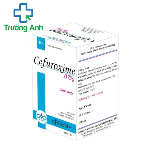 Cefuroxime 0,75g MD Pharco - Thuốc điều trị nhiễm khuẩn hiệu quả