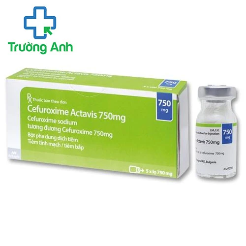 Cefuroxime Actavis 750mg - Thuốc chống nhiễm khuẩn, kháng virus