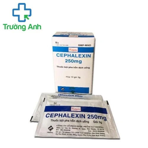 Cephalexin 250mg Vidipha (bột) - Thuốc kháng sinh hiệu quả