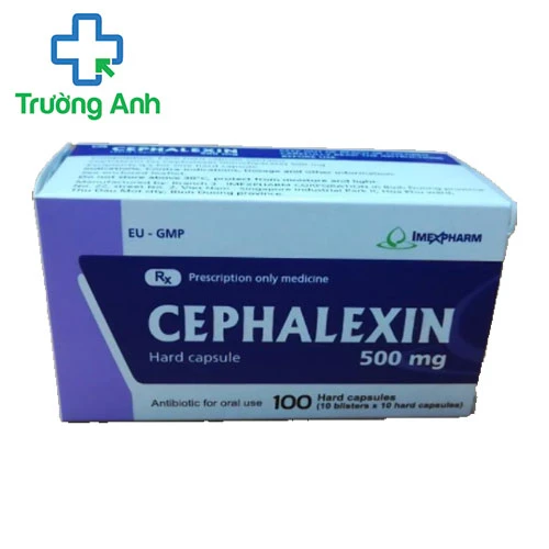 Cephalexin 500mg Imexpharm - Thuốc điều trị nhiễm trùng hiệu quả