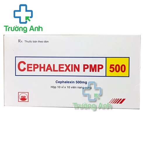 Cephalexin PMP 500 - Thuốc điều trị nhiễm khuẩn của Pymeharco