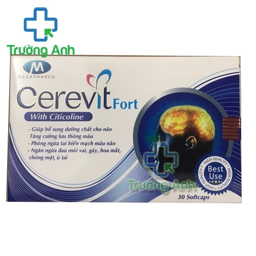 Cerevit Fort - Thuốc điều trị thiếu máu não hiệu quả