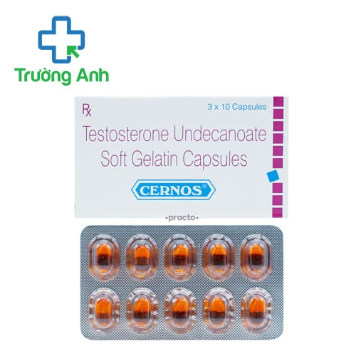 Cernos 40mg Sun Pharma - Thuốc điều trị thiểu năng tuyến sinh dục nam giới
