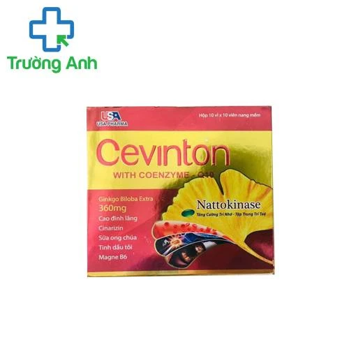 Cevinton with CoEnzyme Q10 - giúp bổ sung dưỡng chất cho não hiệu quả