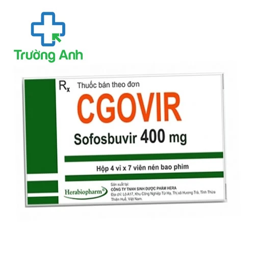 Cgovir - Thuốc điều trị viêm gan C mãn tính hiệu quả của Hera