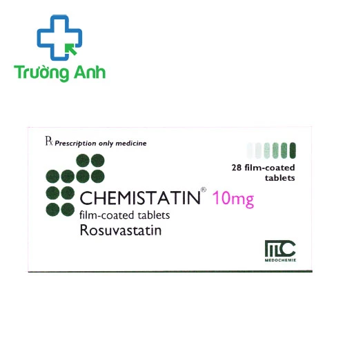 Chemistatin 10mg Medochemie - Thuốc điều trị tăng cholesterol máu