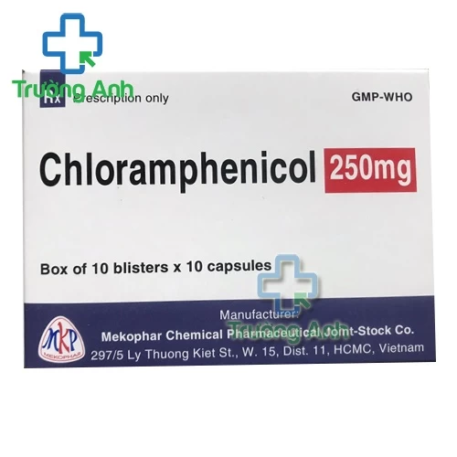 Chloramphenicol 250mg Mekophar (viên nang) - Thuốc điều trị nhiễm khuẩn hiệu quả
