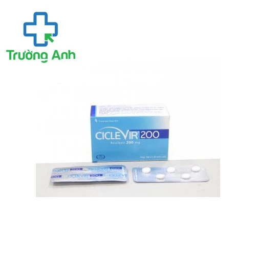 Ciclevir 200 - Thuốc chống nhiễm khuẩn, kháng virus, kháng nấm hiệu quả