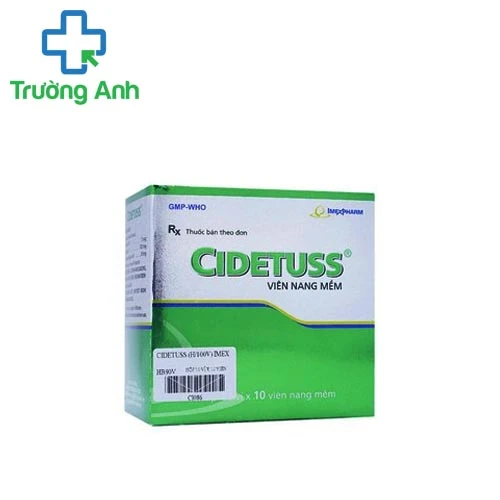 Cidetuss - Thuốc điều trị ho hiệu quả của Imexpharm