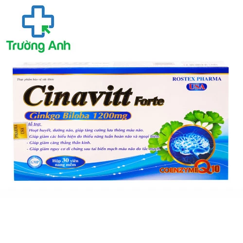 Cinavitt Forte - Hoạt huyết giúp tăng cường lưu thông máu não