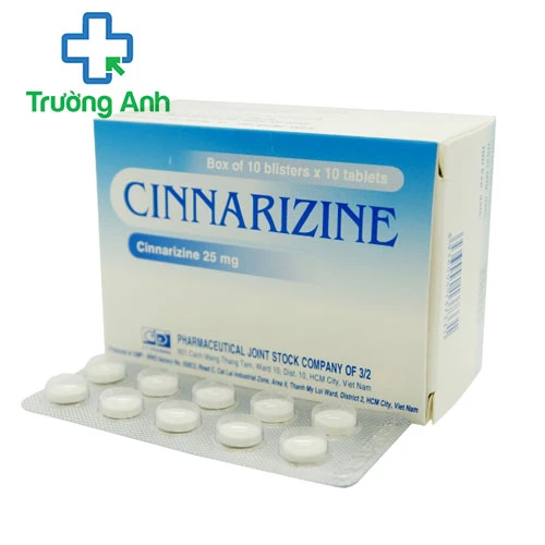 Cinnarizine F.T.Pharma - Trị chóng mặt, say tàu xe hiệu quả
