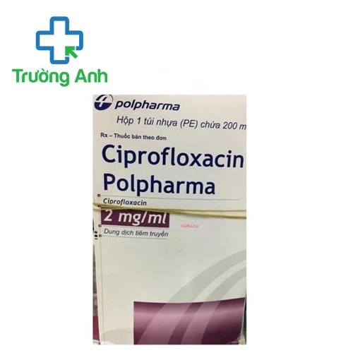 Ciprofloxacin Polpharma 2mg/ml (200ml) - Thuốc điều trị nhiễm khuẩn hiệu quả