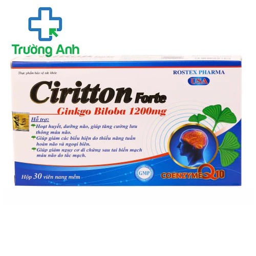 Ciritton Forte - Tăng cường lưu thông máu và bổ não
