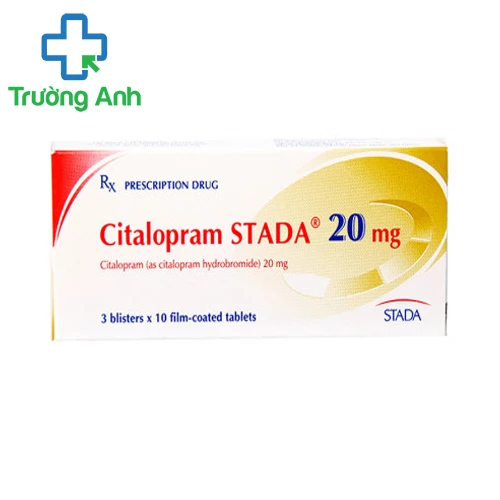 Citalopram Stada 20 mg - Thuốc điều trị bệnh trầm cảm hiệu quả