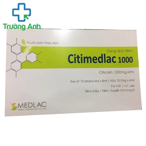Citimedlac 1000mg/4ml - Thuốc điều trị rối loạn trí nhớ hiệu quả