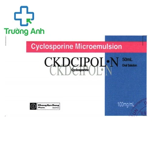 CKDCipol-N 50ml - Thuốc hỗ trợ ghép tạng hiệu quả của Hàn Quốc