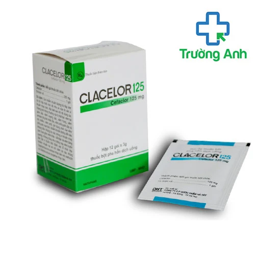 Clacelor 125 - Thuốc điều trị nhiễm khuẩn đường hô hấp của Hataphar