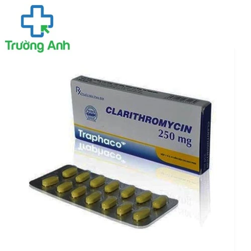 Clarithromycin 250mg TPC - Thuốc kháng sinh trị bệnh hiệu quả