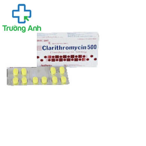 Clarithromycin 500 Khapharco - Thuốc điều trị viêm phổi hiệu quả