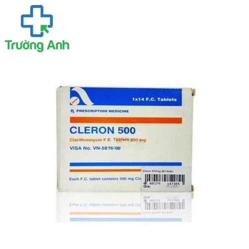 Cleron 250mg-500mg - Thuốc kháng sinh trị bệnh hiệu quả