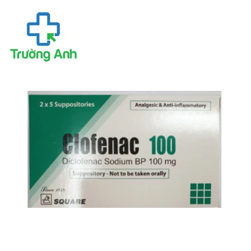 Clofenac 100 Suppository - Thuốc giảm đau và chống viêm hiệu quả