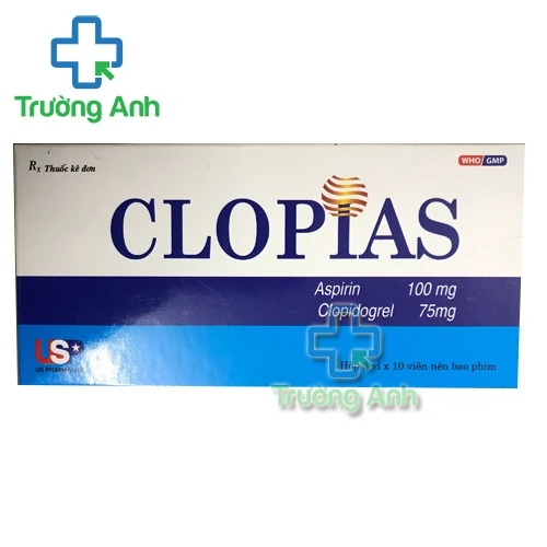 Clopias - Thuốc điều trị các rối loạn do nghẽn mạch huyết khối của US PHARMA