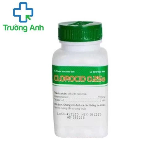 Clorocid 250mg Hataphar - Thuốc kháng sinh điều trị nhiễm khuẩn hiệu quả