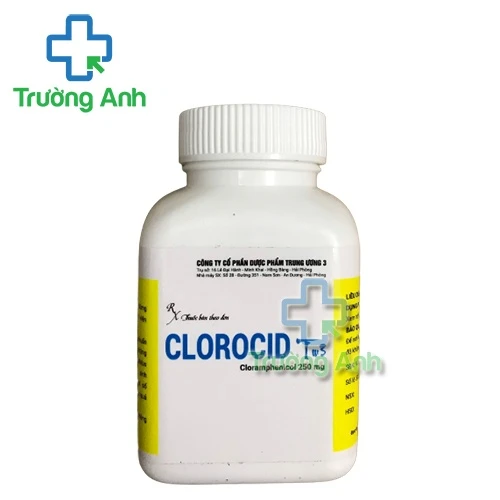 Clorocid 250mg (lọ 400 viên) - Thuốc điều trị nhiễm khuẩn nặng