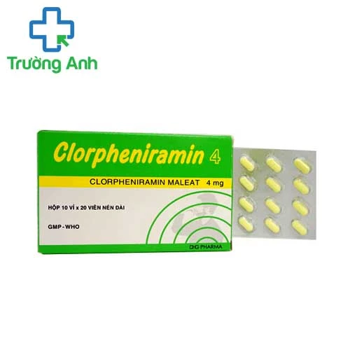 Clorpheniramin 4 DHG - Thuốc chống dị ứng hiệu quả