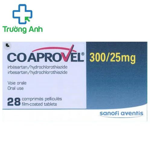 CoAprovel 300/25mg - Thuốc điều trị bệnh tăng huyết áp hiệu quả