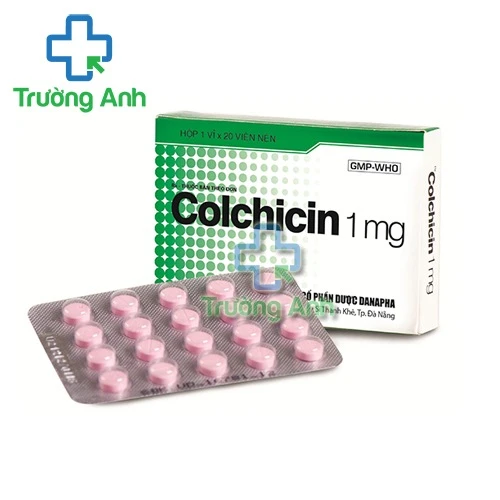 Colchicin 1mg Danapha - Thuốc điều trị Gout hiệu quả