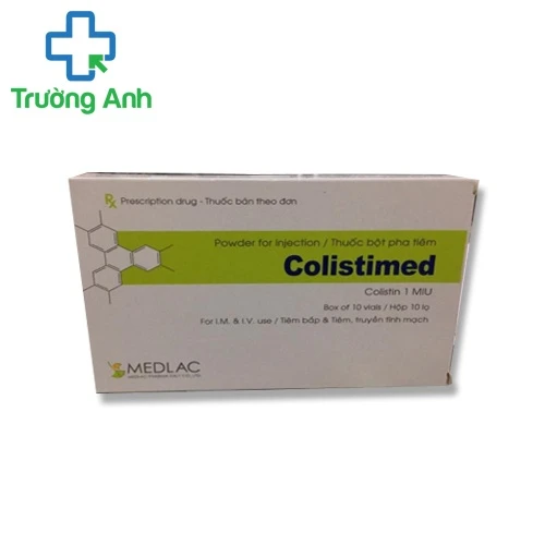 Colistimed 1MIU - Thuốc điều trị nhiễm khuẩn hiệu quả của Medlac