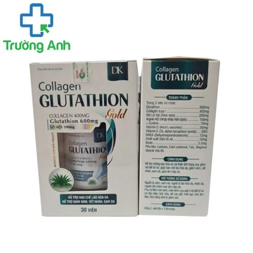 Collagen Glutathion Gold - Hỗ trợ hạn chế lão hóa da, giảm nám da của Korea