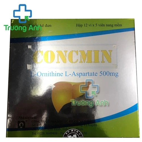 Concmin - thuốc  L- Ornithin, L- Aspartat của Dược Phẩm Nam Hà