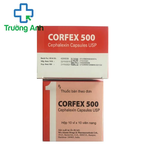 Corfex-500 - Thuốc điều trị nhiễm khuẩn hiệu quả của Ấn Độ