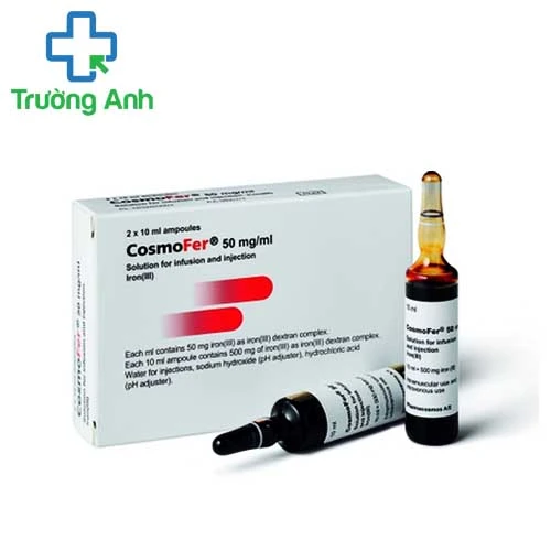 Cosmofer 50mg/ml - Thuốc điều trị thiếu sắt hiệu quả của Đan Mạch