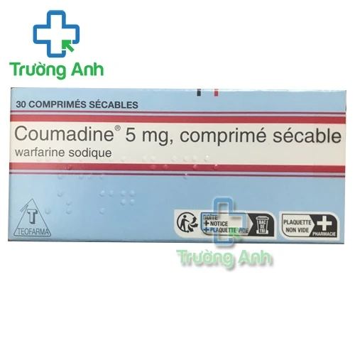 Coumadine 5mg (Warfarin) - Thuốc điều trị huyết khối tĩnh mạch