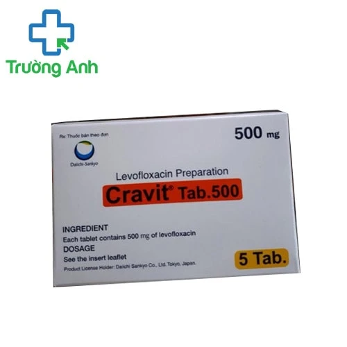 Cravit Tab 500mg - Thuốc chống viêm hiệu quả của Daiichi Sankyo
