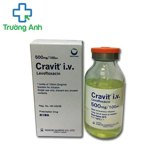 Cravit 500mg IV/IM - Thuốc kháng sinh điều trị nhiễm trùng hiệu quả