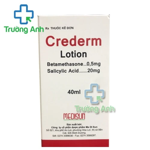 Crederm Lotion - Thuốc bôi điều trị các bệnh ngoài da hiệu quả