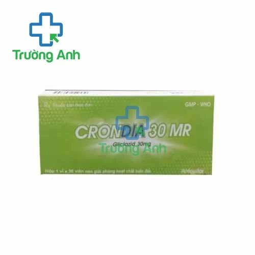 Crondia 30 MR Hataphar - Thuốc điều trị đái tháo đường typ 2