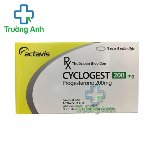 Cyclogest 200mg - Thuốc điều trị rối loạn tiền kinh hiệu quả của Actavis