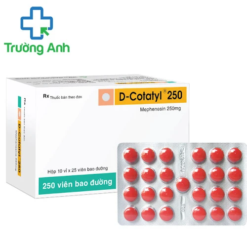 D-Cotatyl 250 - Thuốc điều trị các cơn đau co cứng cơ hiệu quả của TV.Pharm