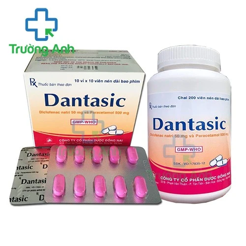Dantasic - Thuốc giảm đau, hạ sốt hiệu quả của DonaiPharm