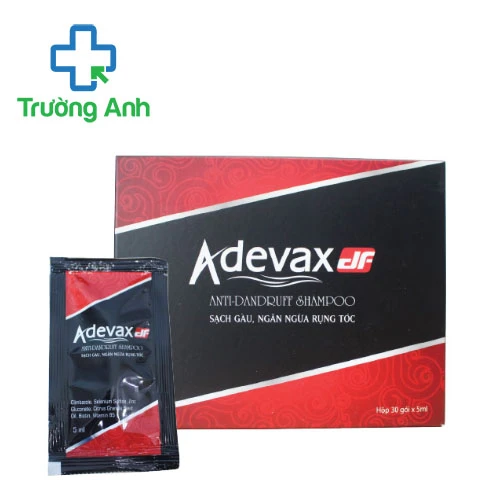 Dầu gội Adevax (30 gói 5ml) Tanida Pharma giúp giảm gãy rụng tóc