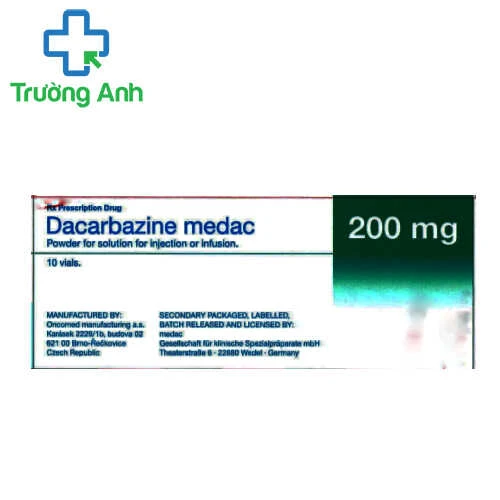  Dacarbazine Medac - Thuốc trị ung thư da di căn của Cộng hòa Séc