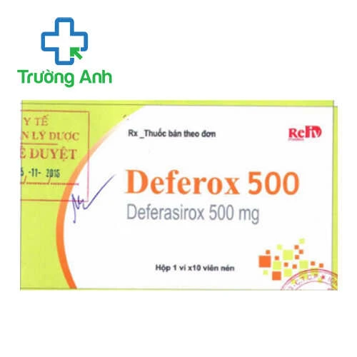 Deferox 500 - Thuốc điều trị quá tải sắt hiệu quả của TW2