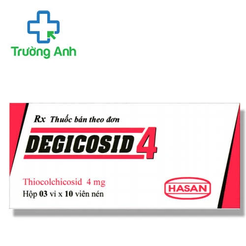 Degicosid 4 - Thuốc hỗ trợ điều trị đau do co cứng cơ hiệu quả của Hasan