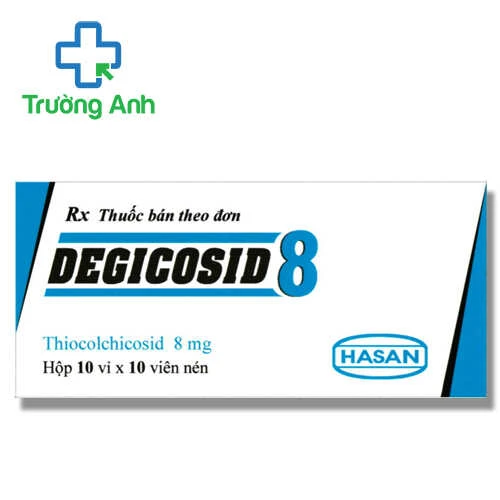 Degicosid 8 - Thuốc hỗ trợ điều trị đau do cứng cơ hiệu quả của Hasan